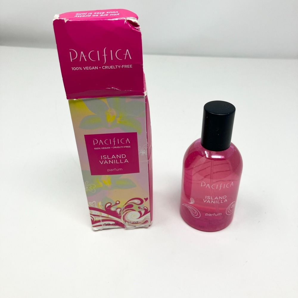Pacifica Island Vanilla Eau de Parfum 2 Fl Oz Vegan Cruelty